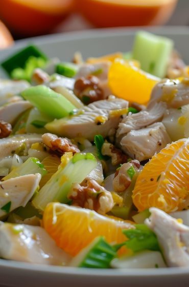 Crunchy Mandarin Orange-Chicken Salad