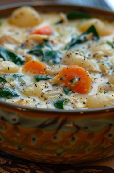 Creamy Chicken Gnocchi Soup